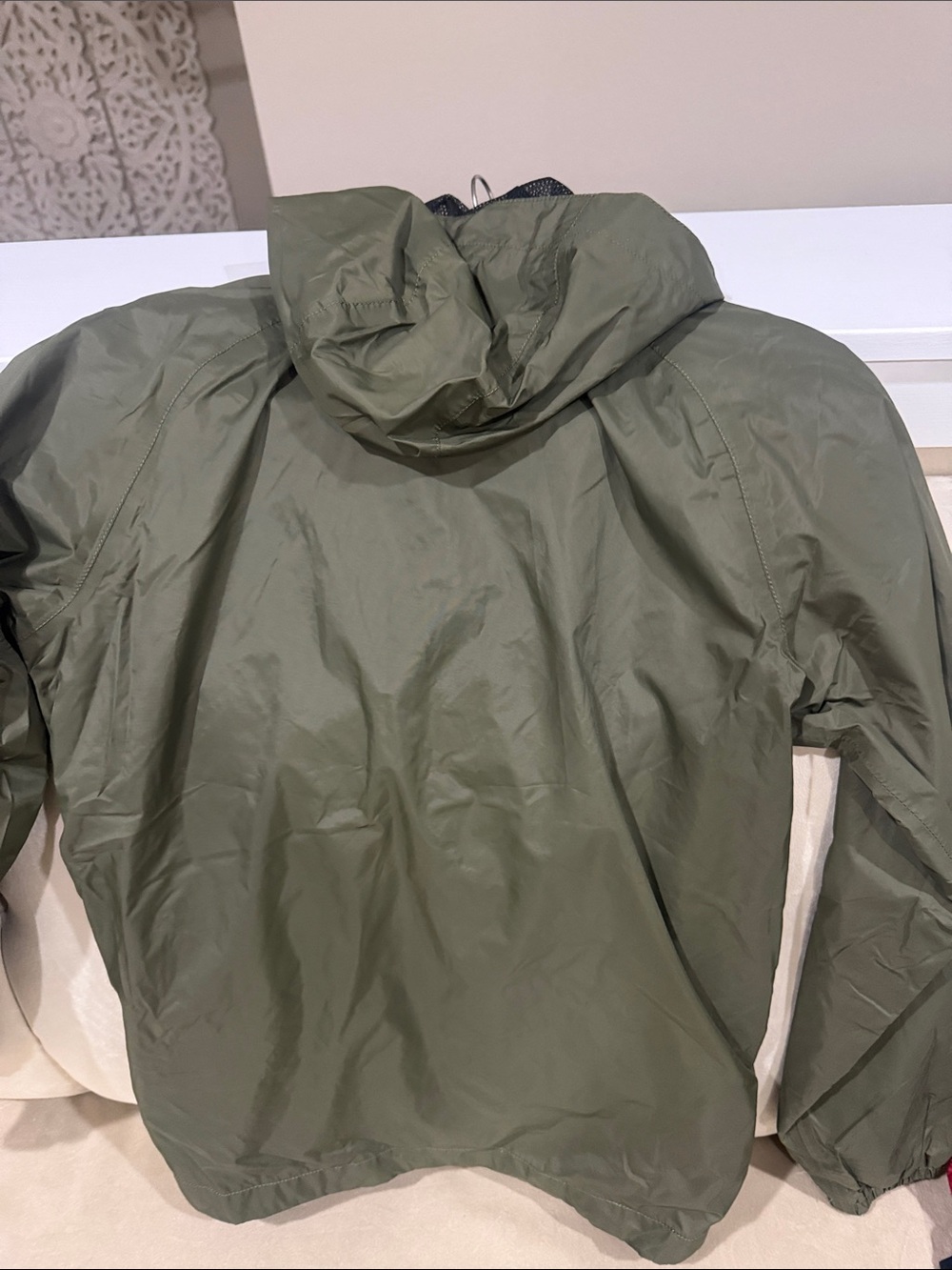 The North Face Kids green Hooded Rain Jacket - Picture 3 of 7